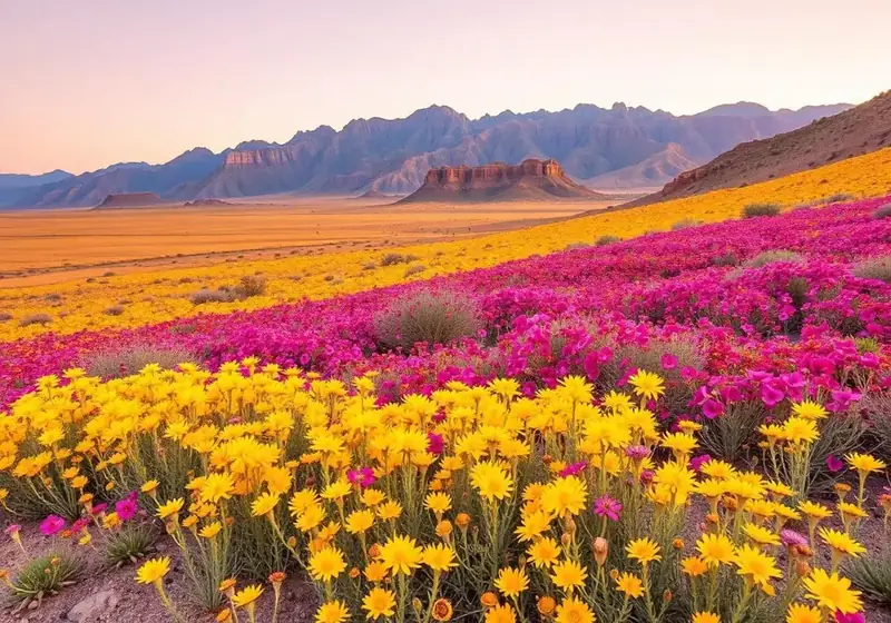 Super-bloom wildflowers